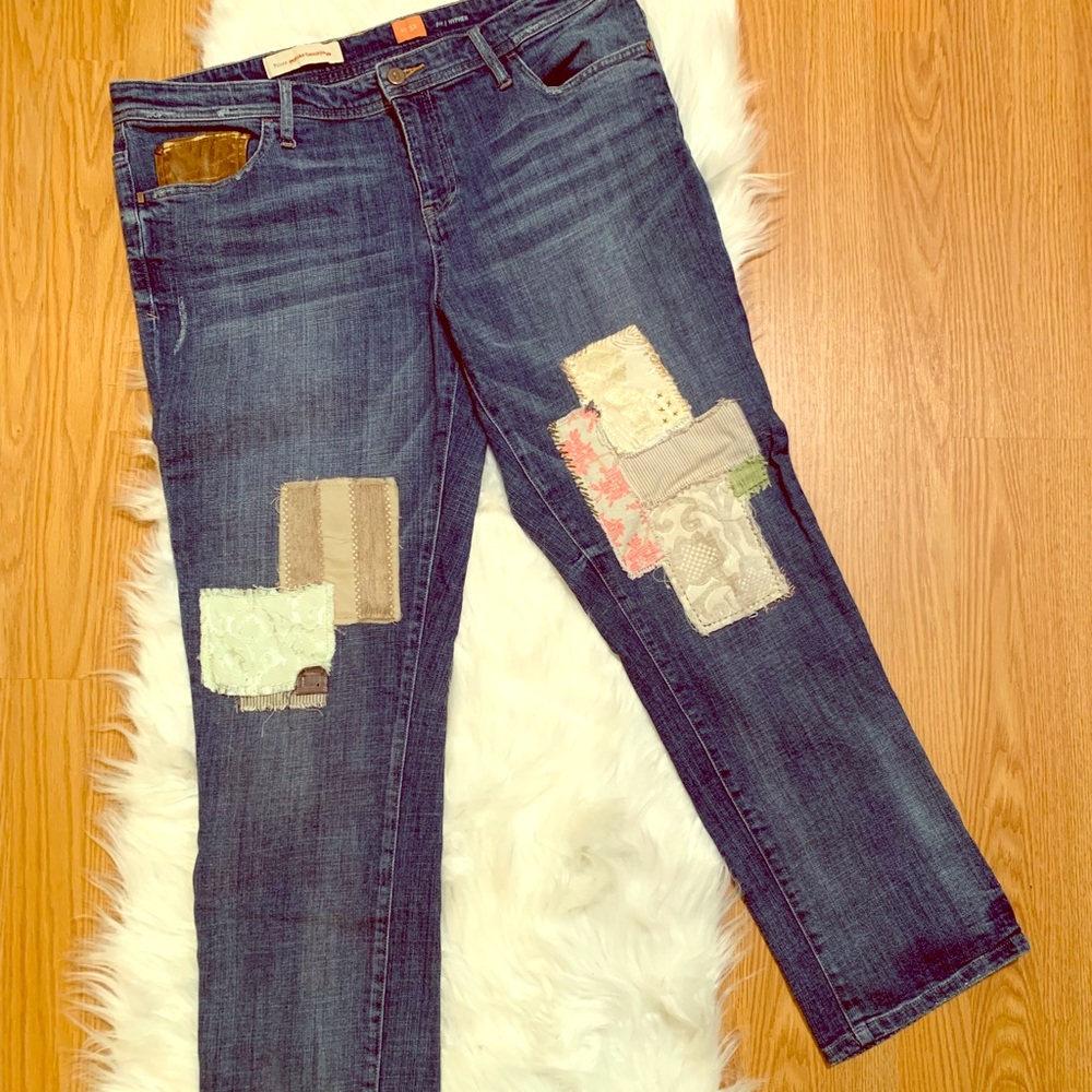 Anthropologie Pilcro Size 32 Hyphen Patch Jeans